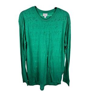 LulaRoe - Hudson - M - EUC - Unisex Long Sleeve Shirt - Green